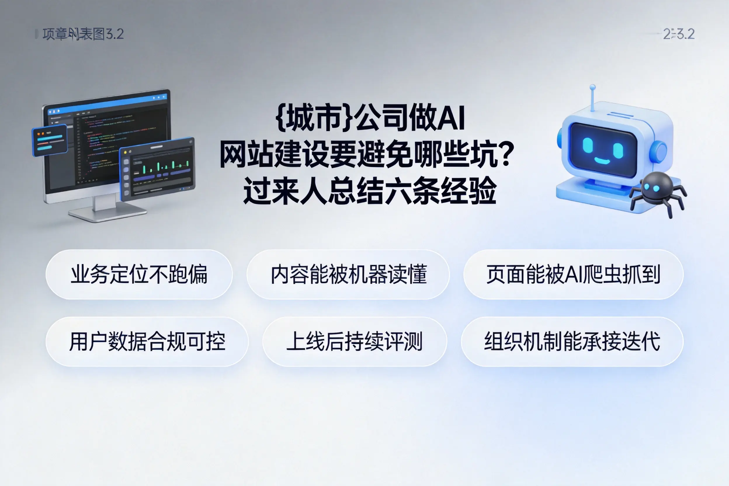 昆明公司做AI网站建设要避免哪些坑？过来人总结六条经验
