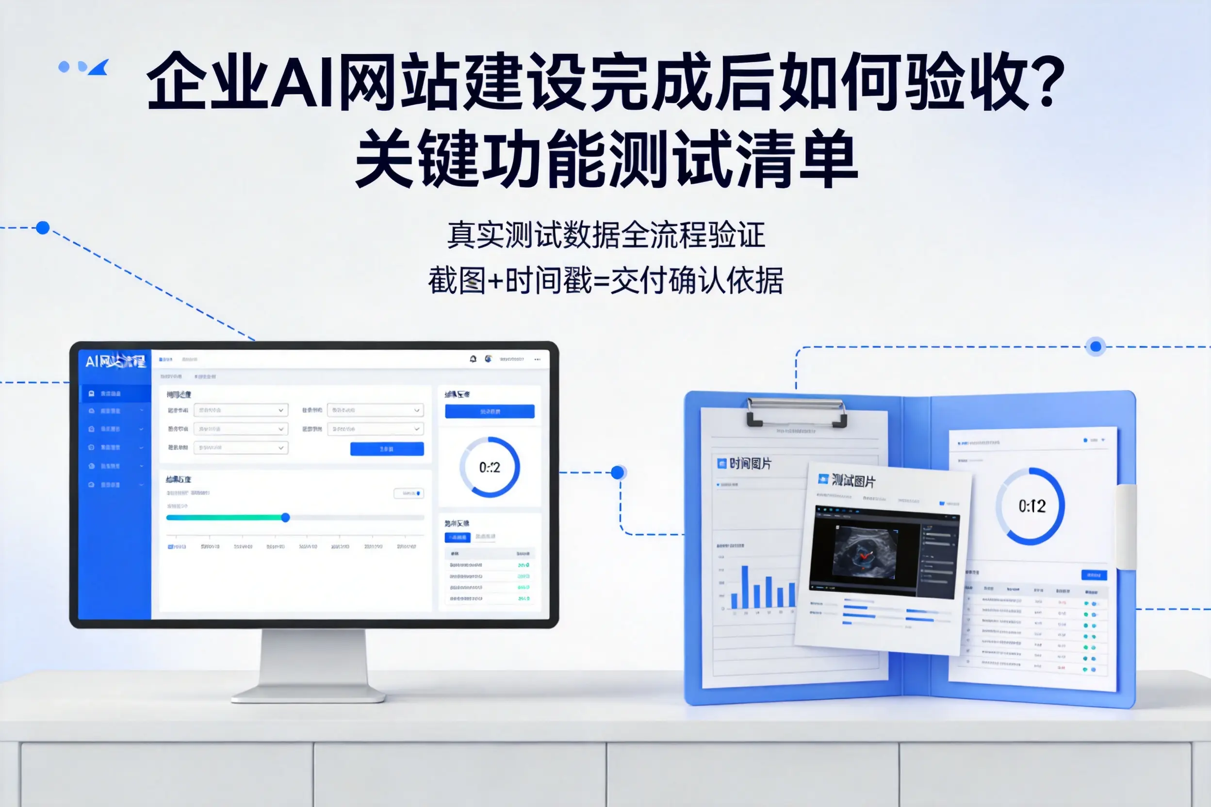 昆明企业AI网站建设完成后如何验收?关键功能测试清单