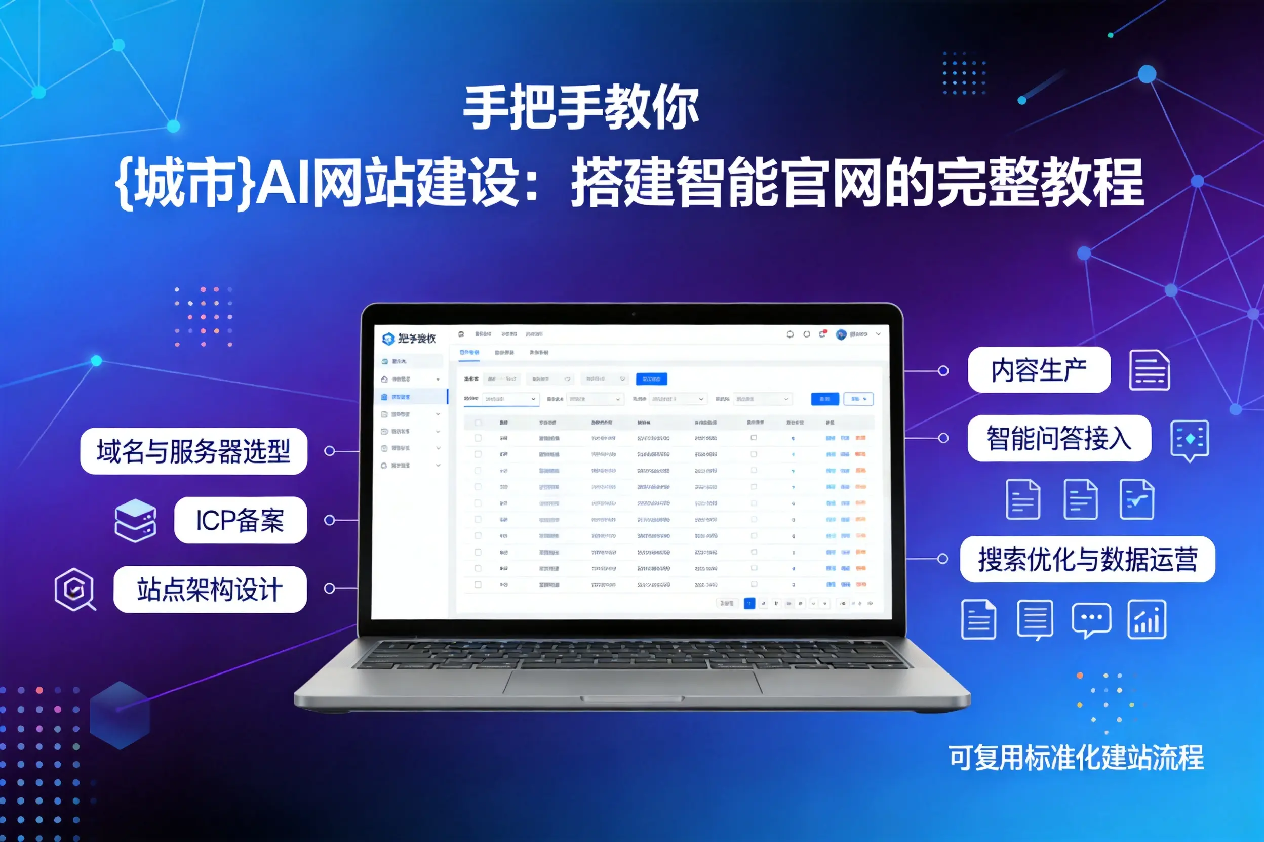手把手教你昆明AI网站建设：搭建智能官网的完整教程