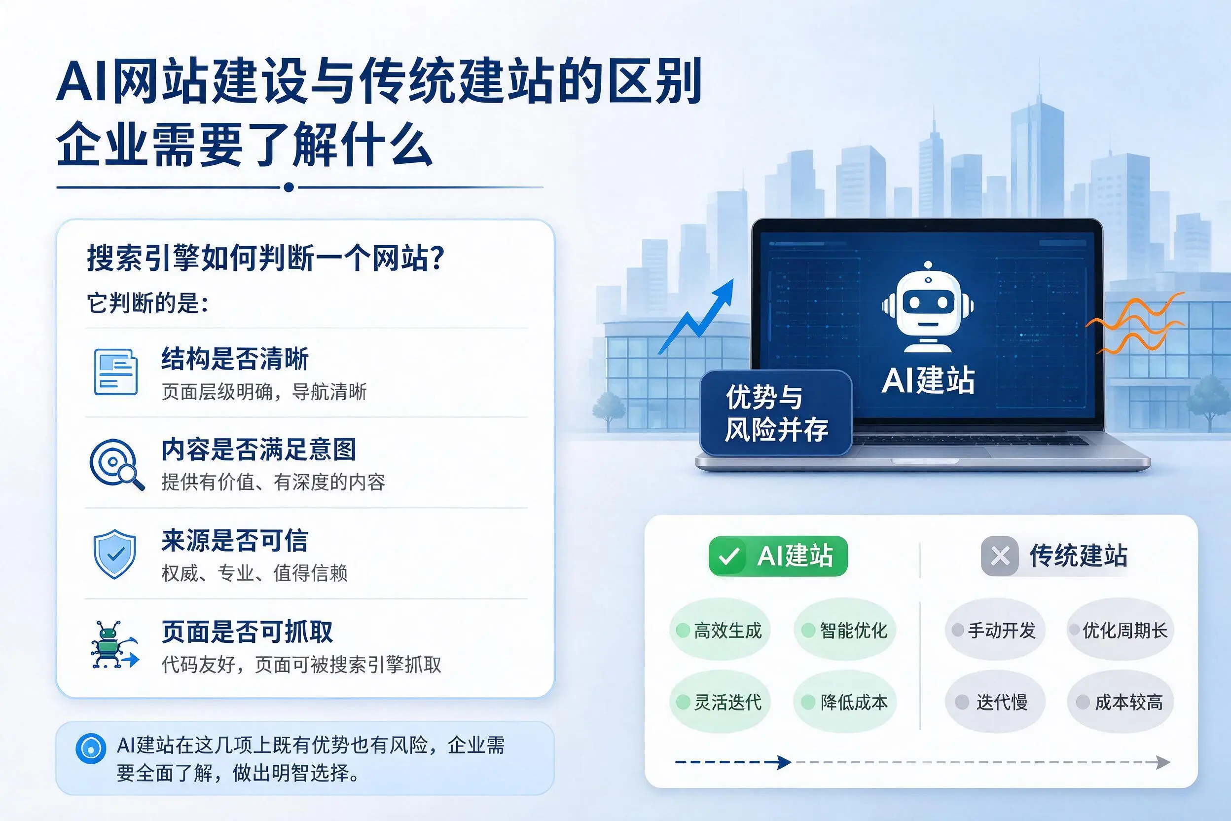 AI网站建设与传统建站的区别,昆明企业需要了解什么