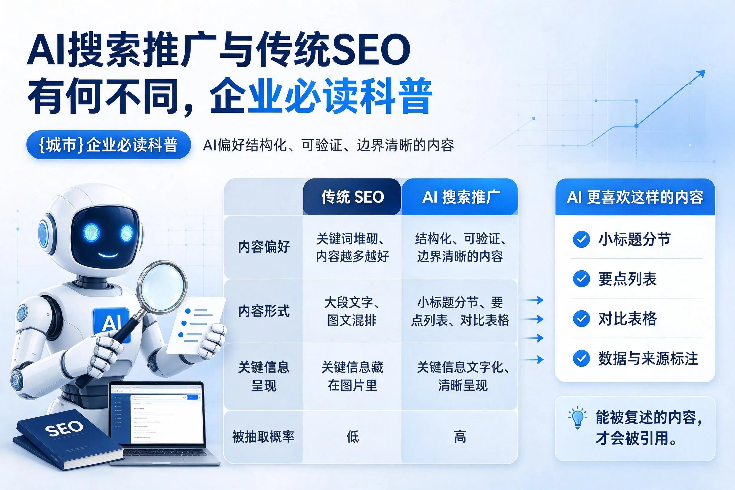 AI搜索推广与传统SEO有何不同，昆明企业必读科普